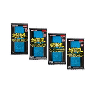 Set De 4 Boosters Cartes Collection Rareté Ii 25e Anniversaire Multicolore Yu-gi-oh!