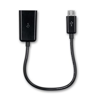 Câble Usb2.0 Femelle Vers Micro Usb Mâle 15 Cm Noir - Cable Otg
