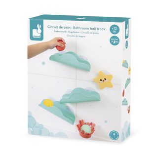 Circuit Bain Marin Janod 3 Toboggans 3 Balles Multicolore Paille Blé
