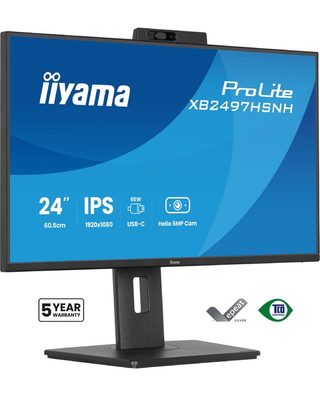 Iiyama Prolite Xb2497hsnh-b1 24in Ips Lcd 4ms 1920x1080 350cd/m2 Hdmi/dp/usb 2 23.8" Full Hd Noir