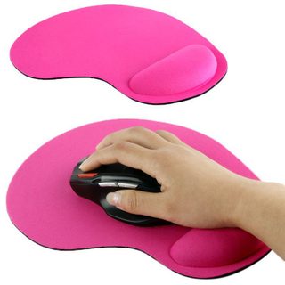 Tapis Souris Pc Repose Poignet Ergonomique Anti Dérapant Ultra Fin Rose