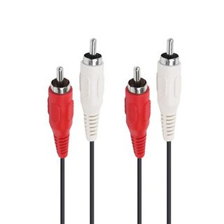 Câble Et Connectique Accsup Cable 2 Rca Male / 5m Noir