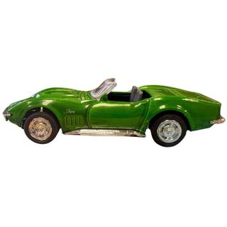 Voiture Miniature De Collection - Chevrolet Corvette 1969 - Verte - 1/43