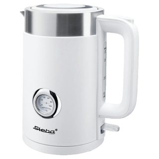Bouilloire Électrique Steba Wk 10 Bianco Capacité 1,7 Litre Design Moderne
