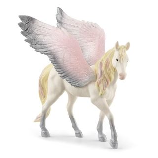Figurine Pégase Bayala - Ailes Roses Et Argentées - Pour Enfant A Partir De 5 Ans
