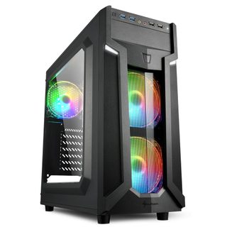 Sharkoon Vg6-w Rgb Midi Tower Noir
