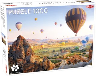 Puzzle Tactique Paysage : Montgolfières / Cappadoce Turquie - 1000 Pièces