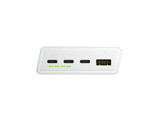 Green Cell Pbgc03sw Banque D'alimentation Électrique Lithium Polymère (lipo) 20000 Mah Blanc