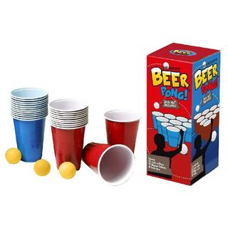 Jeu De Beer Pong Clown Avec 20 Tasses Et 6 Balles