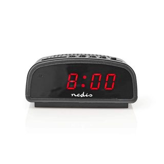 Nedis Réveil Numérique P Antenne Led De 0,6 Pouces Fu