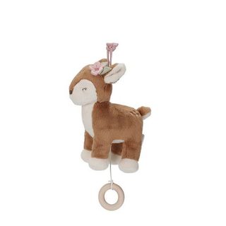 Boîte À Musique Little Dutch Fairy Garden Faon Beige Peluche