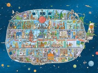 Heye Puzzle Spaceship 1500 3 Hkg.