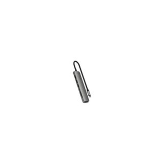 Station D Accueil Pc Portable Satechi Hub Usb C Multiport 7 En 1 Gris Sidéral