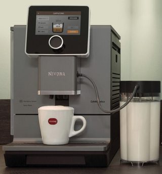 Machine À Expresso Nivona Multi-boissons Comptoir Black, Grey Coffee Beans
