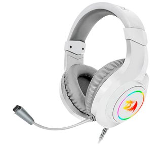 Redragon H260 Rgb Casque Avec Fil Arceau Gaming Usb Type-a Blanc
