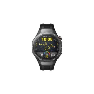 Montre Connectée Huawei Watch Gt 5 Pro 46 Mm Titane Avec Bracelet En Fluoroélastomère Noir