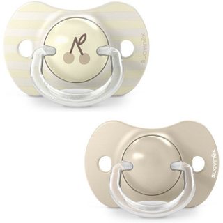 Lot De 2 Sucettes Symétriques - Birdies - Sx Pro - 18 Mois Et Plus - Beige