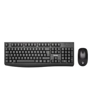 Vultech Km-821w Clavier Souris Incluse Bureau Rf Sans Fil Qwerty Italien Noir