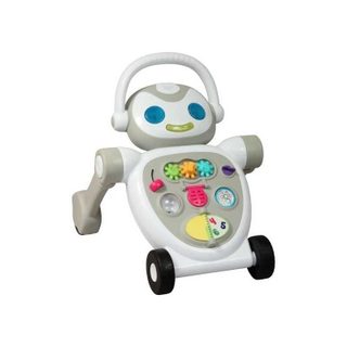 Trotteur Marcheur Nono Le Robot Bambisol Plastique Blanc 41x53x12 Cm Bambisol