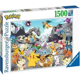 Puzzle Pokémon Classics 1500 Pieces - - Puzzle Adultes Des 14 Ans