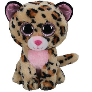 Peluche Livvie le léopard 15 cm Beanie Boo's TY