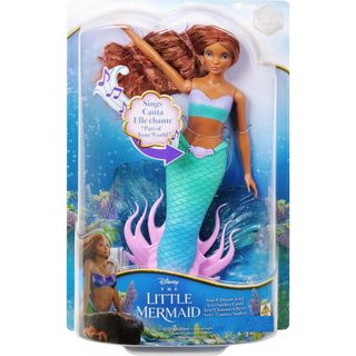 Poupee Ariel La Petite Sirene Qui Chante - Poupee Mannequin - Disney Princess - Mattel - Hmx22