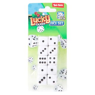 Jeux De Dés Chanceux Toi-toys Sur Carte, Paquet De 10