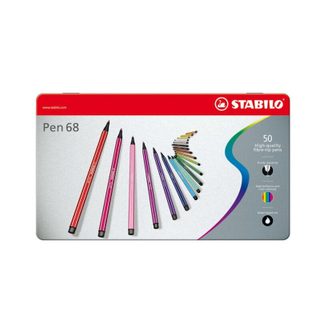 Stabilo Pen 68 Boîte Métal de 50 Feutres