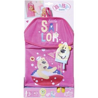 Baby Born Bath Serviette De Bain A Capuche Et Gant De Toilettes