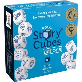 Rory's Story Cubes Actions - Jeu De Société - Bleu - Asmodée - Asmrsc02ml1