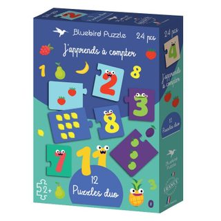 Bluebird Puzzle Puzzle Éducatif - Duo Puzzle Apprendre À Compter - 24 Pièces