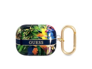 Coque Pour Airpods Pro Flowers Avec Anneau Multicolore Guess