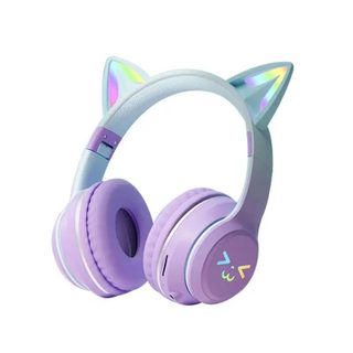 Casque Audio Yonis Casque Pliable Bluetooth 5.3 300mah 8-12h Violet