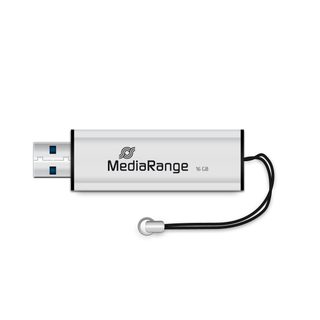 Mediarange Mr915 Lecteur Usb Flash 16 Go Usb Type-a / Micro-usb 3.2 Gen 1 (3.1 Gen 1) Noir, Argent