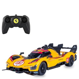 Voiture Télécommandée Jamara Ferrari 499p-n83 1:24 Jaune 2,4 Ghz