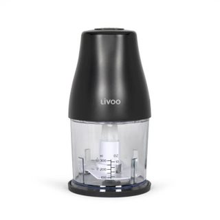 Hachoir - Livoo - 300 Ml - 400 W - 1 Vitesse Et Fonction Turbo - 2 Lames En Inox - Noir