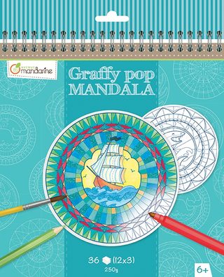 Clairefontaine Graffy Pop Mandala, Garçon