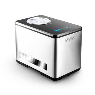 Sorbetière Turbine à Glace Glida X Kitchencook 1.5L, 140W 3 Modes et Groupe Froid intégré - Inox