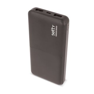 Batterie De Secours 10000mah Anti-surchauffe Noir Setty