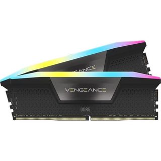 Mémoire Corsair Vengeance Rgb Ddr5 64 Go (2x32 Go) 6400 Mhz Cl32 Intel Xmp 3.0 Icue Rgb Noir 288 Broches