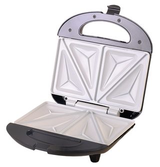 Camry Premium Cr 3018 Gaufrier Et Appareil À Croque-monsieur 700 W Noir, Argent