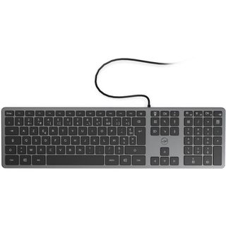 Clavier Filaire Mobility Lab Ml311173 Azerty Slim Métal Gris Space 1,5 M Usb