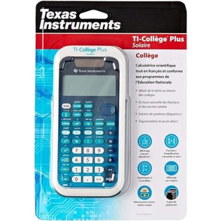 Calculatrice scientifique TI-Collège Plus Solaire TEXAS INSTRUMENTS