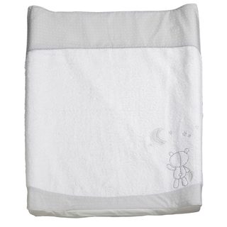 Sauthon Matelas À Langer Petit Modèle Céleste 52 X 68 X 6 Cm Gris Coton