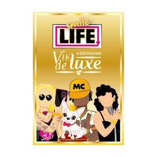 Extension Vie De Luxe Cartes Multicolore 9,2x6x2,3 Cm Smile Life