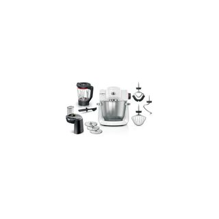 Robot Multifonction Serie 6 Acier Inoxydable 5,5 L Blanc Bosch