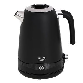 Adler Ad 1295b Bouilloire 1 L 2200 W Noir, Acier Inoxydable