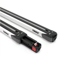 Barres De Toit Thule Slidebar Gamme Thule Slidebar 144 Cm Aluminium Noir