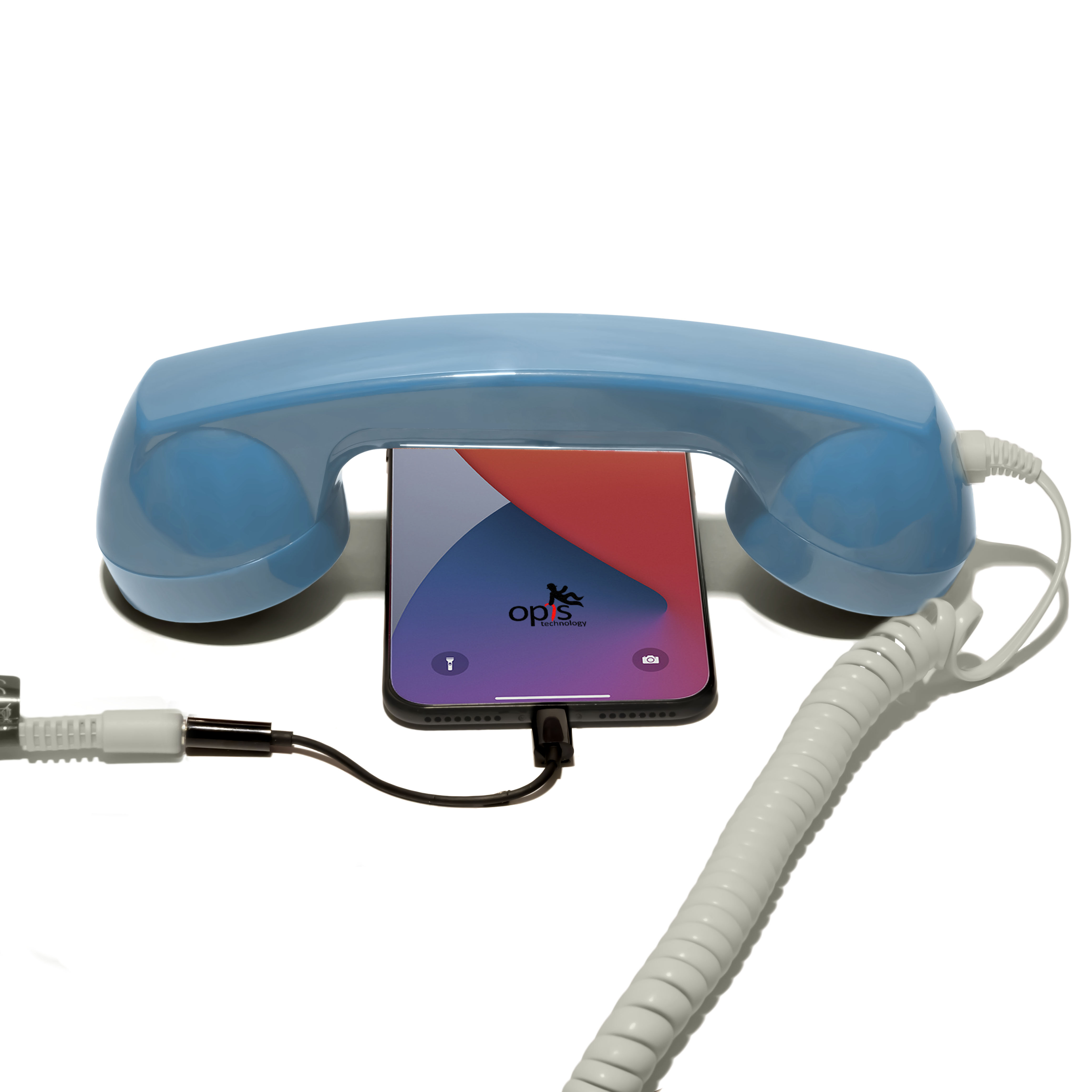 Opis 60s Micro - Combiné Téléphone Rétro Pour Apple Iphone