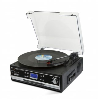 Technaxx Tx-22+ Tourne-disque Entraîné Par Courroie Noir Semi-automatique